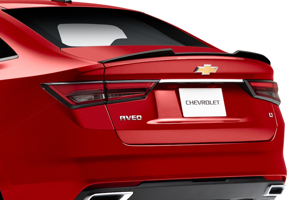 Alerón aerodinámico para el exterior de tu nuevo Chevrolet Aveo Sedán 2025